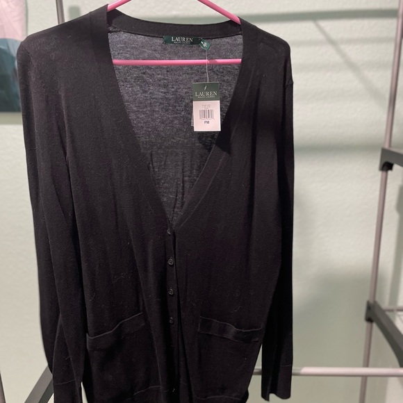 Lauren By Ralph Lauren Cardigan Button Down Petite - Picture 1 of 10